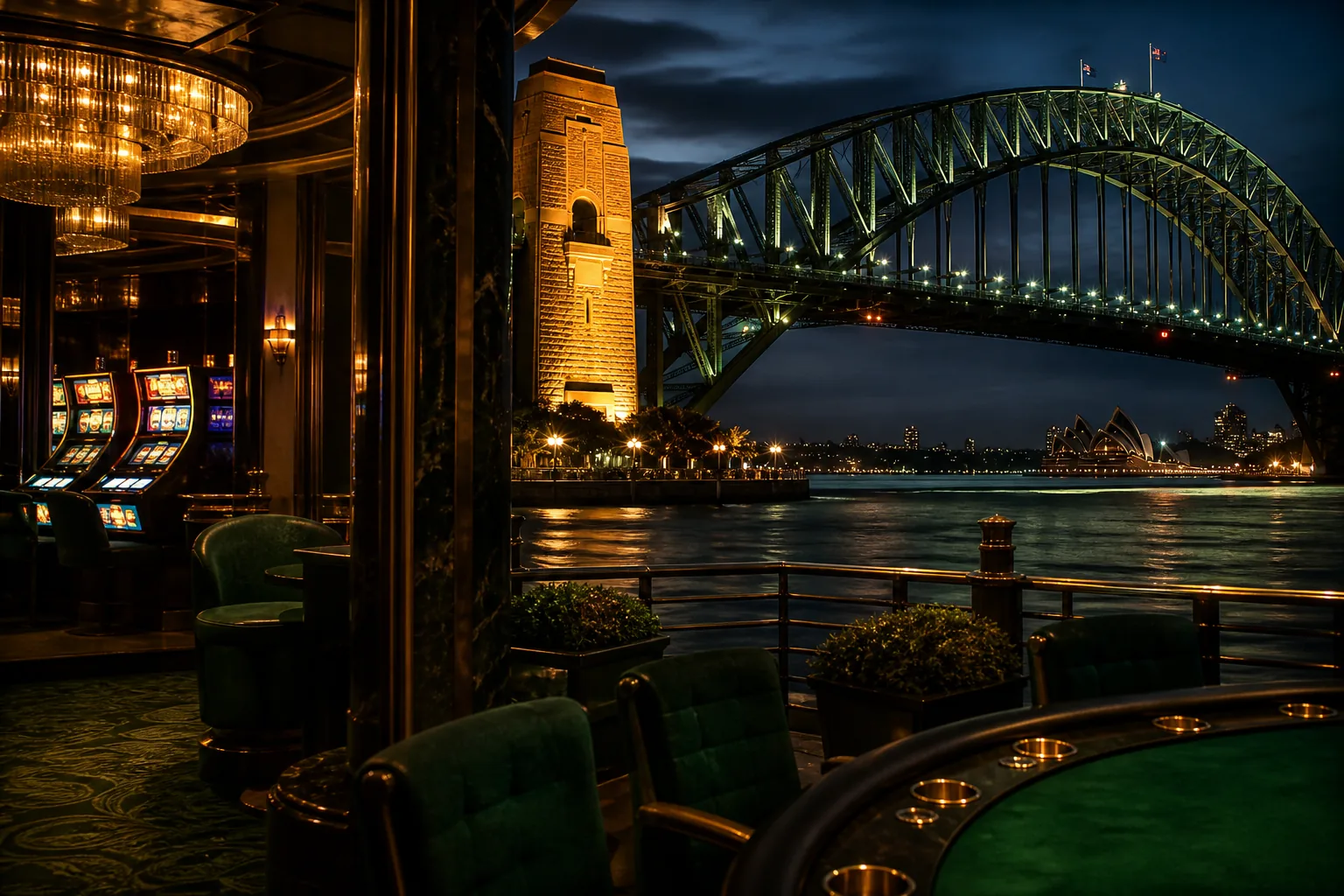Editorial city guide graphic for Golden Crown Casino readers in Sydney, NSW